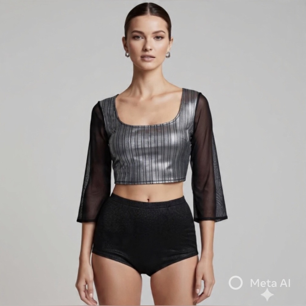 Black and Gray Dancewear